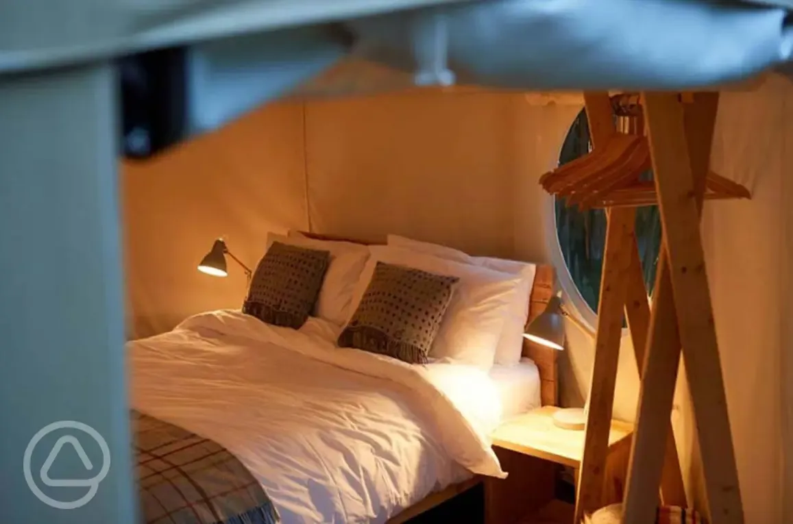 Yurt interior