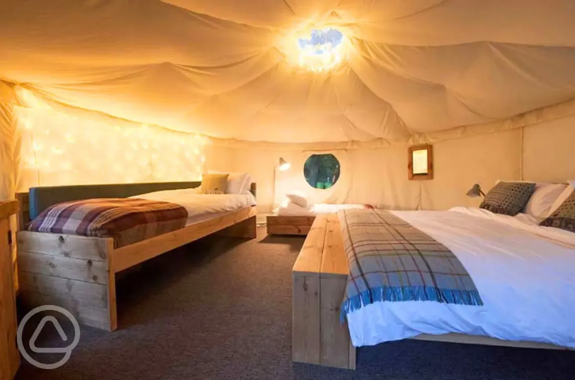 Yurt interior