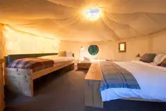 Yurt interior