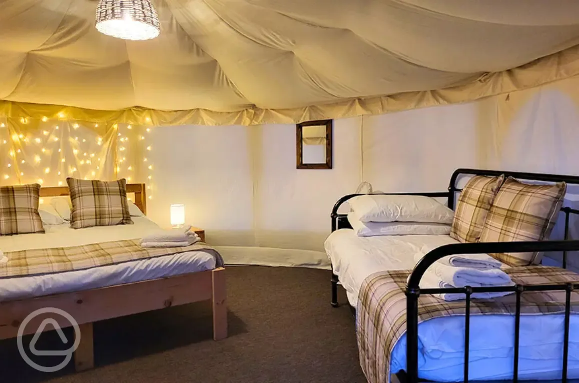 Yurt interior