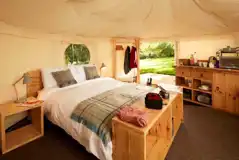 Yurt interior