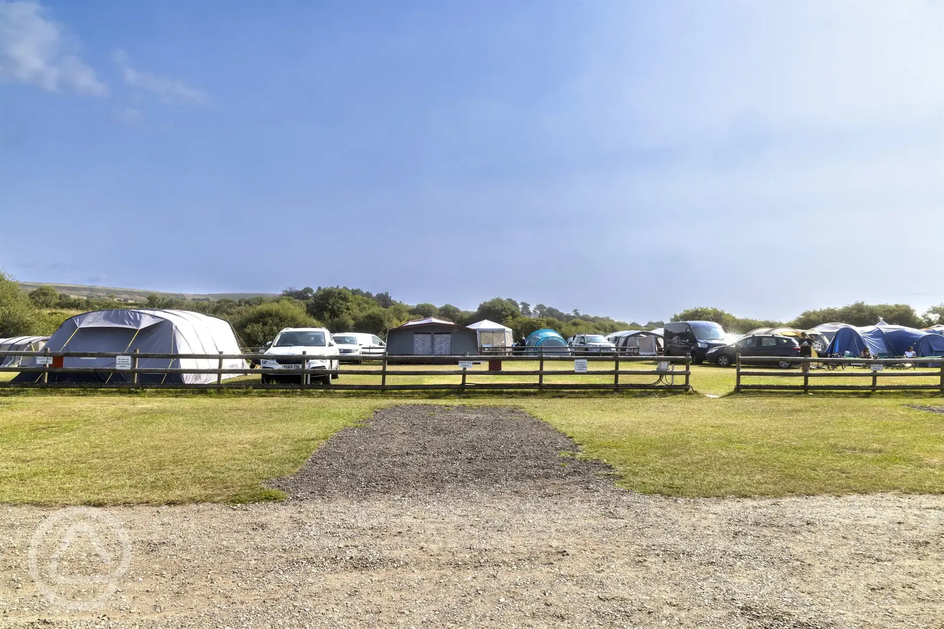 Electric hardstanding pitches