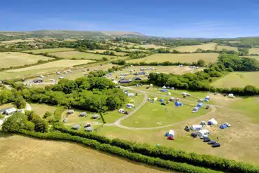 Aerial of the campsite