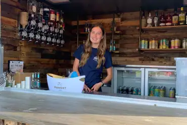 Bar selling beers, wines and cocktails