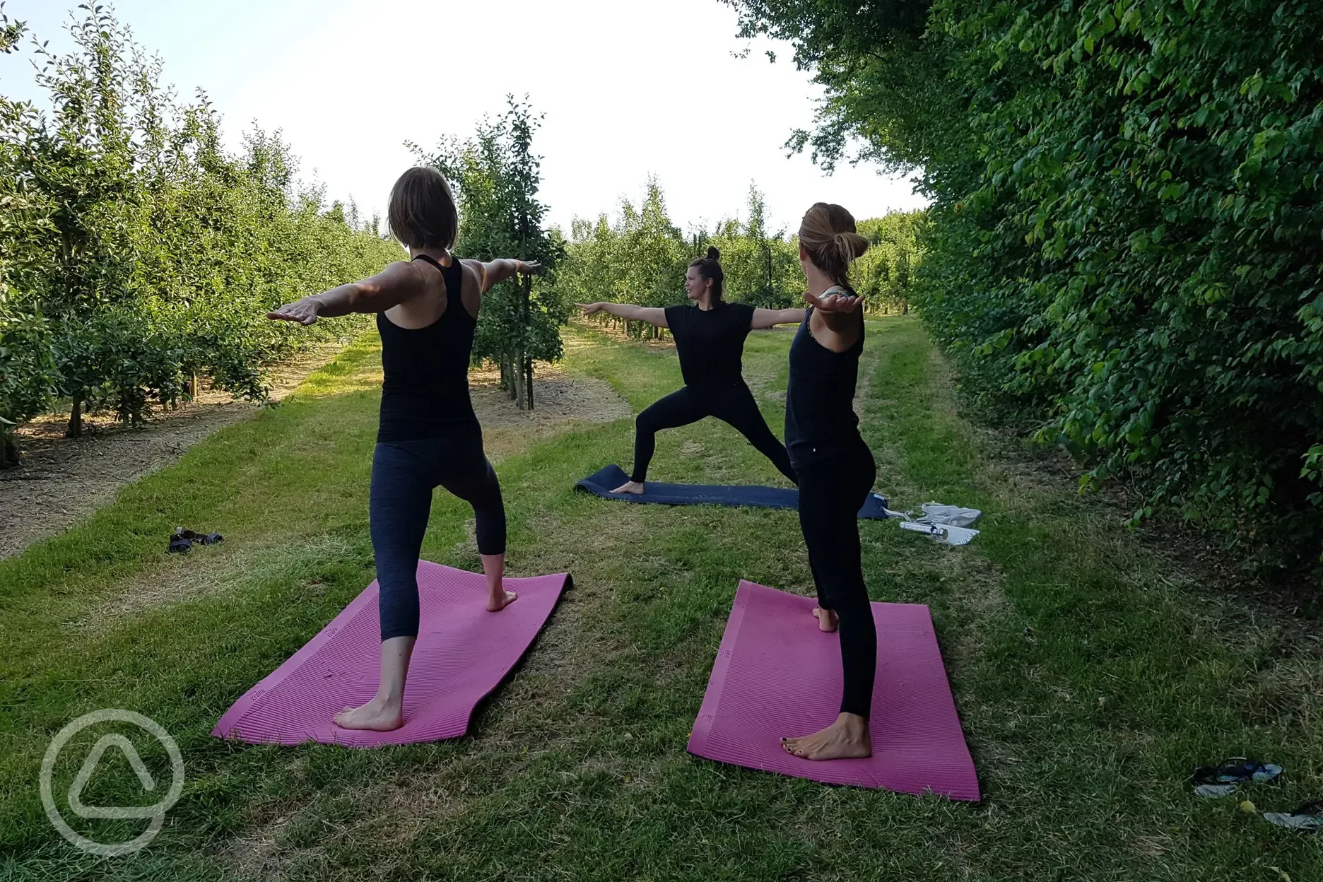 Yoga sessions on weekends for adults and kids