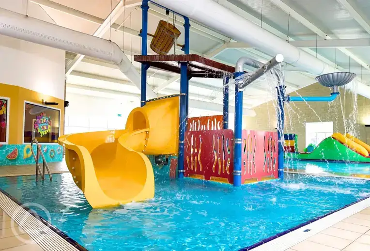 Indoor splash pool area