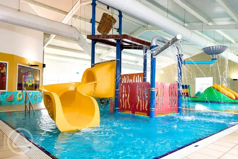 Indoor splash pool area