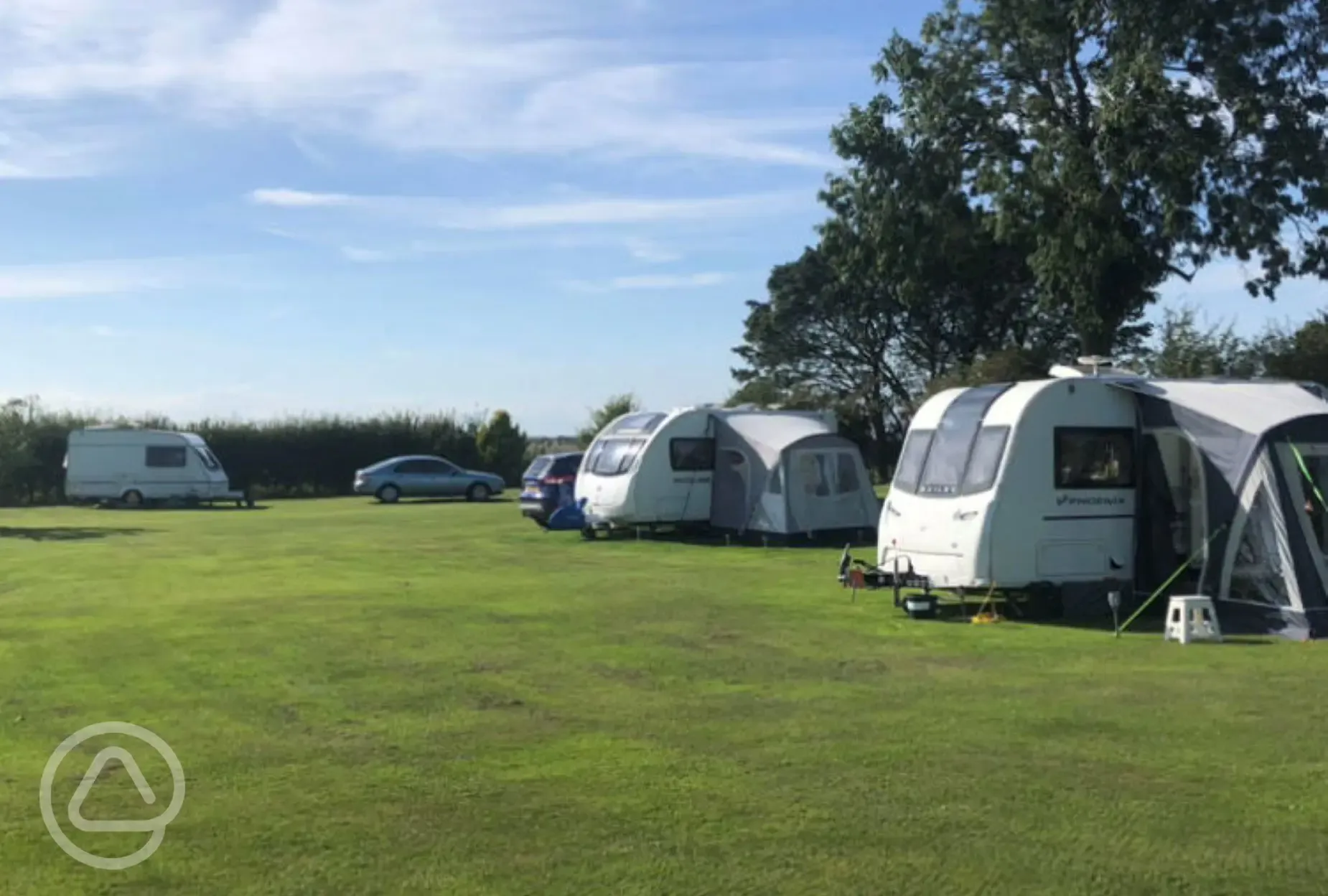 Electric grass touring pitches