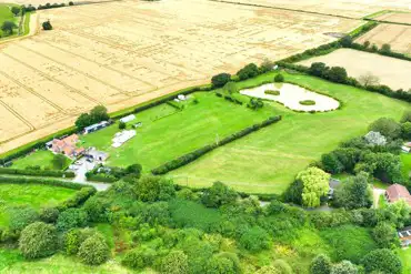 Aerial view of the site