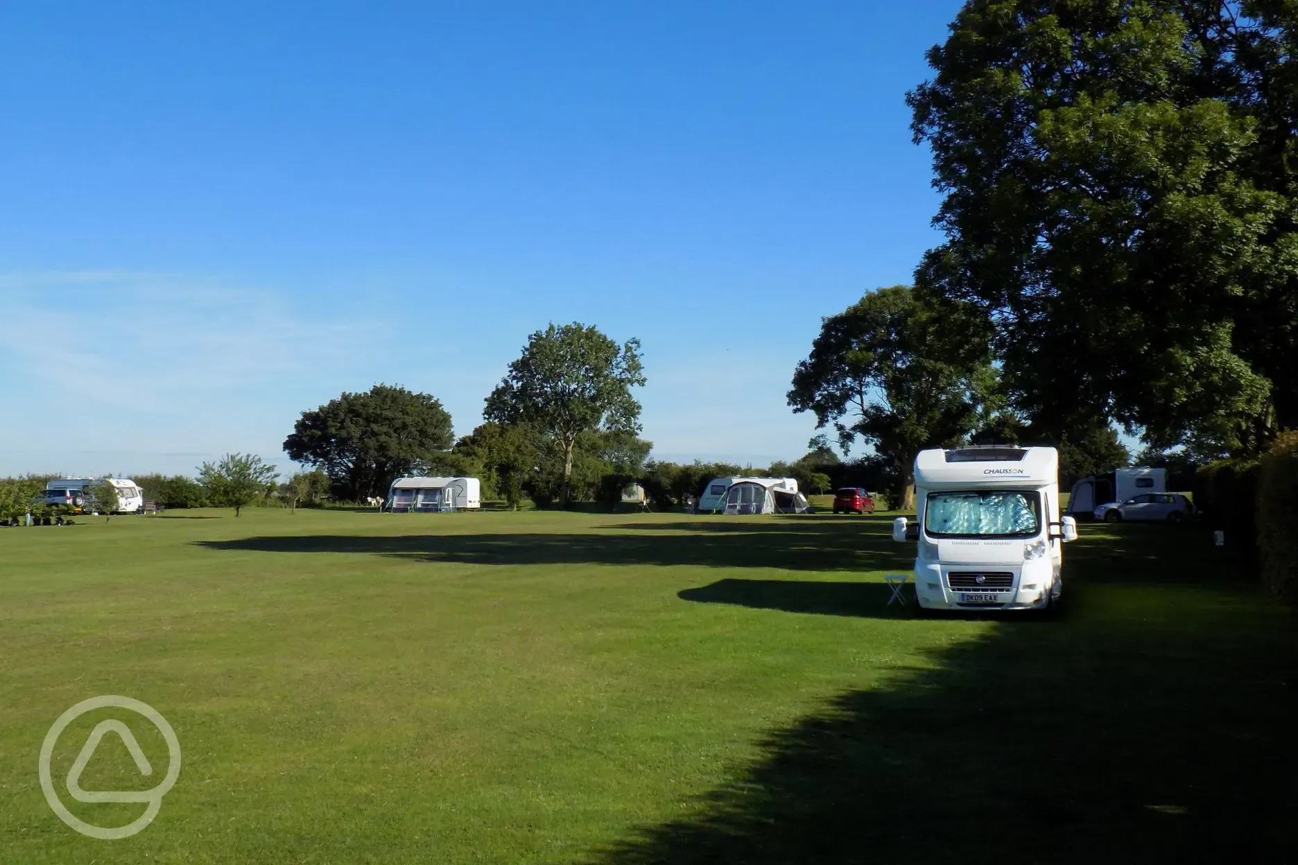 Electric grass touring pitches