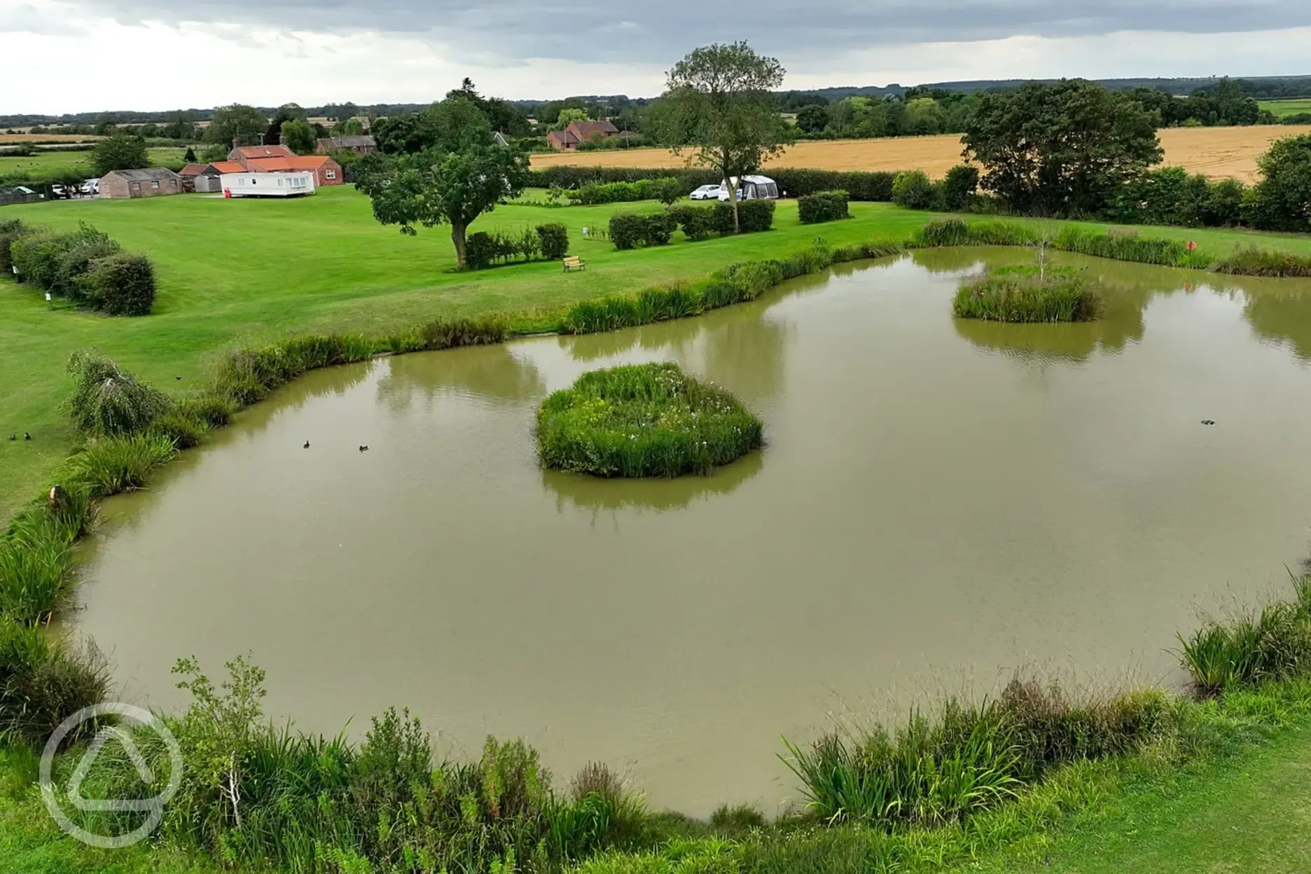 Onsite fishing lake
