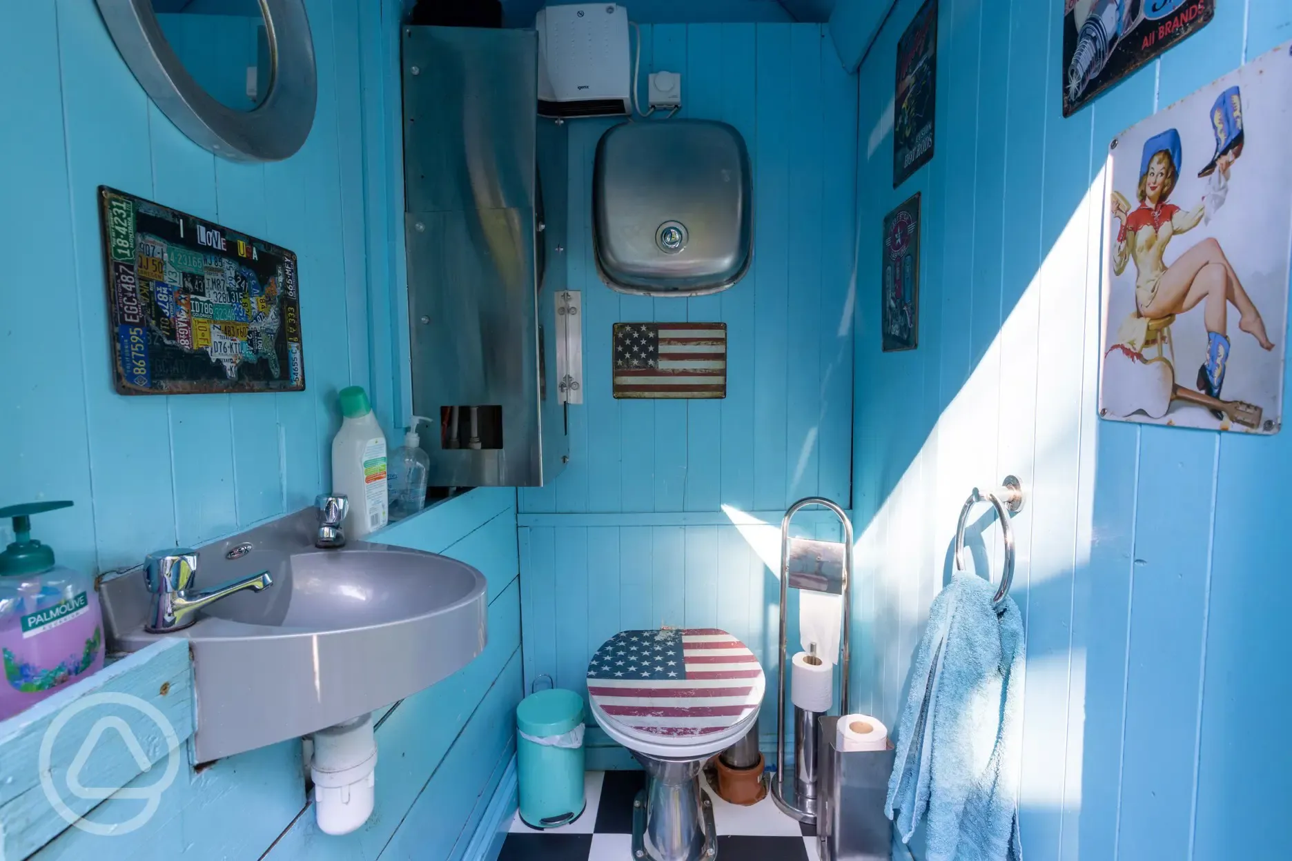 Airstream caravan toilet