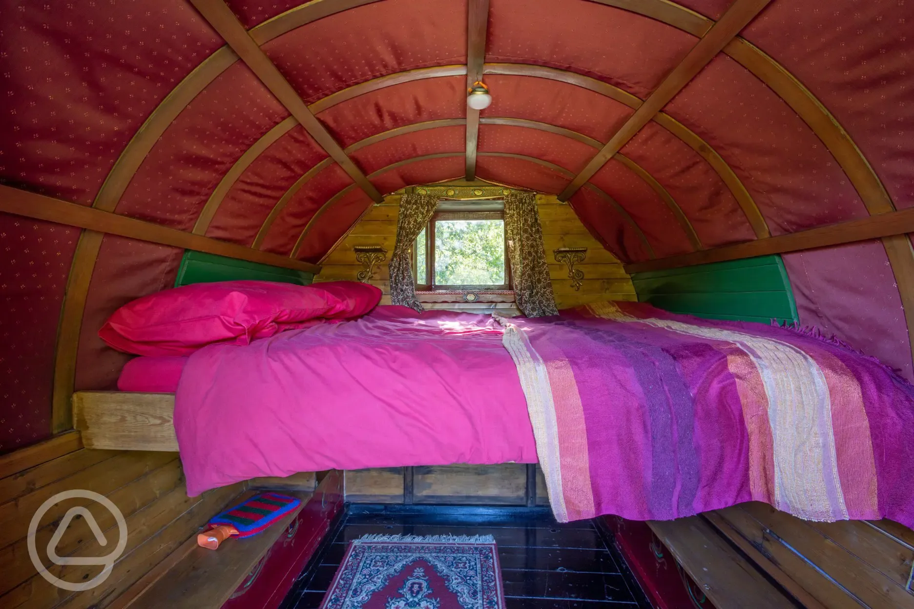 Gypsy caravan bedroom