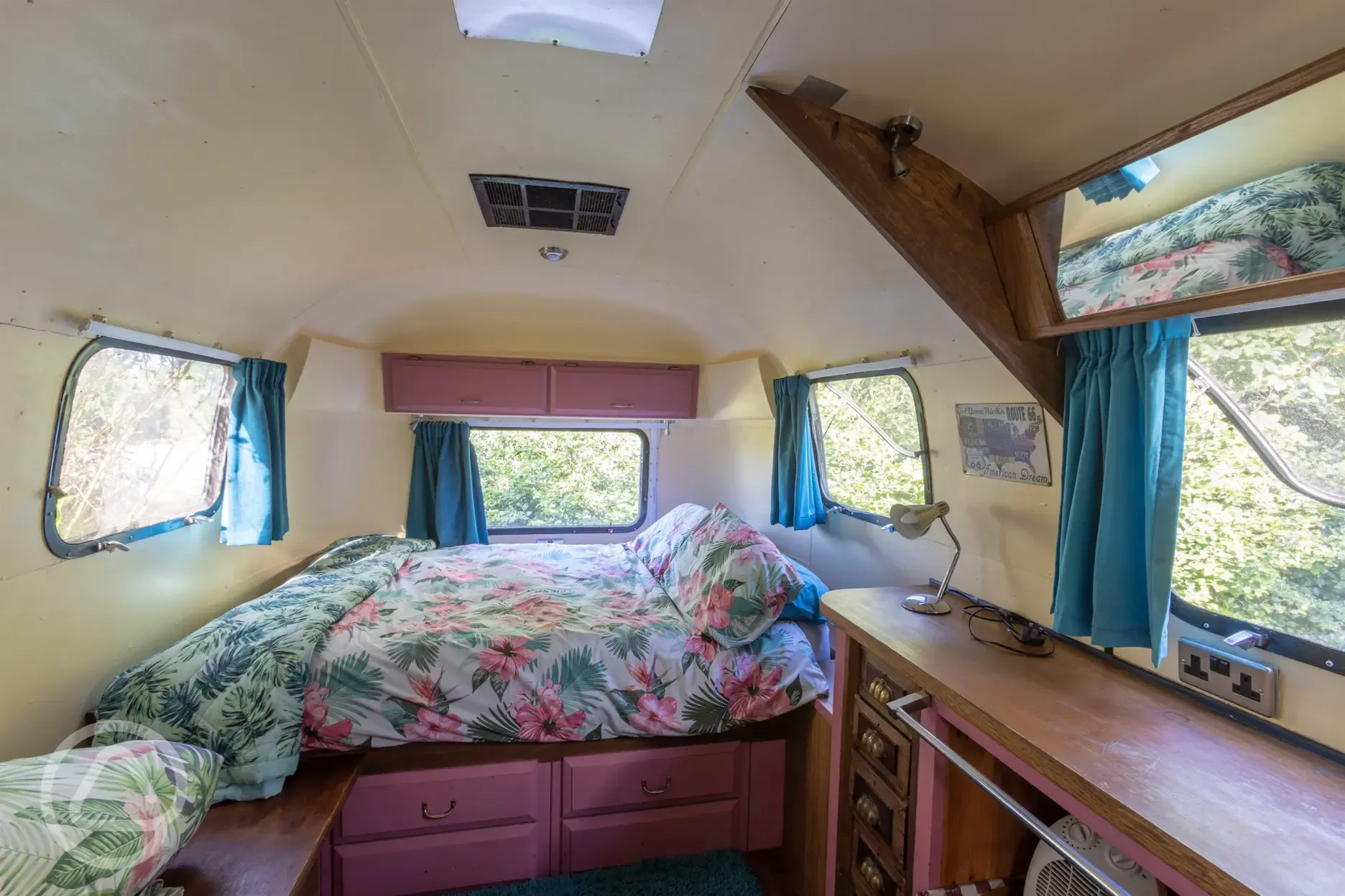 Airstream bedroom