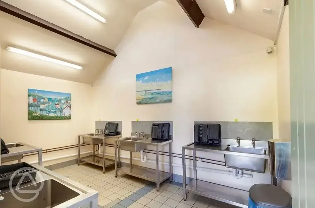Washing up area