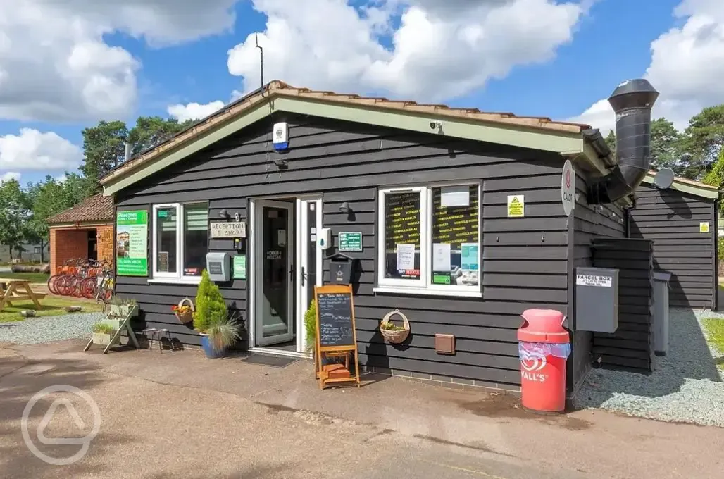 Onsite reception and shop