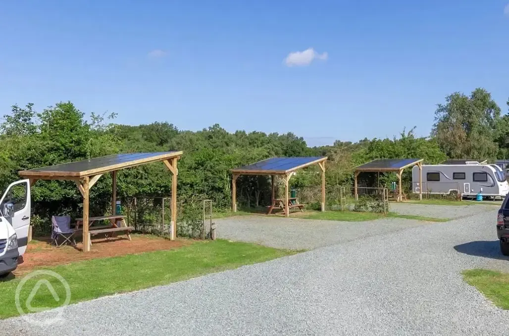 Small fully serviced hardstanding pitches (pine views)