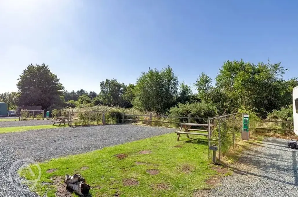 Fully serviced hardstanding pitches (pine views) bench only