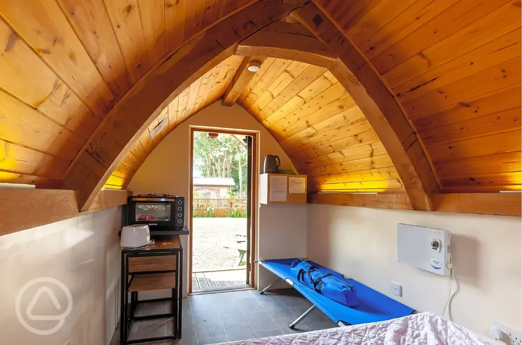 Oak Pods interior