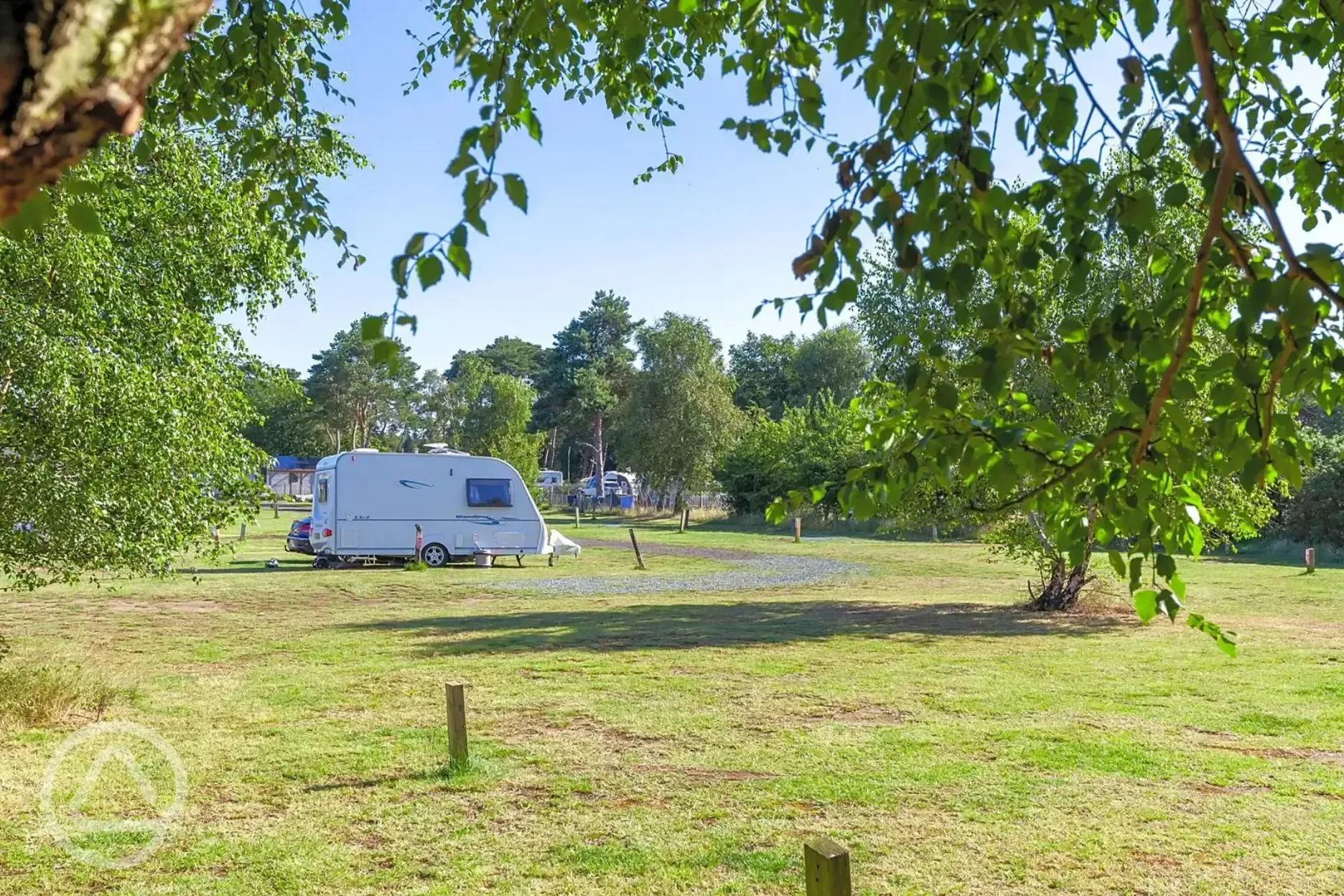 Grass fully serviced duro pad pitches - Pine views