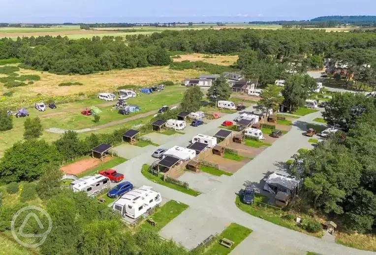 Aerial of the site