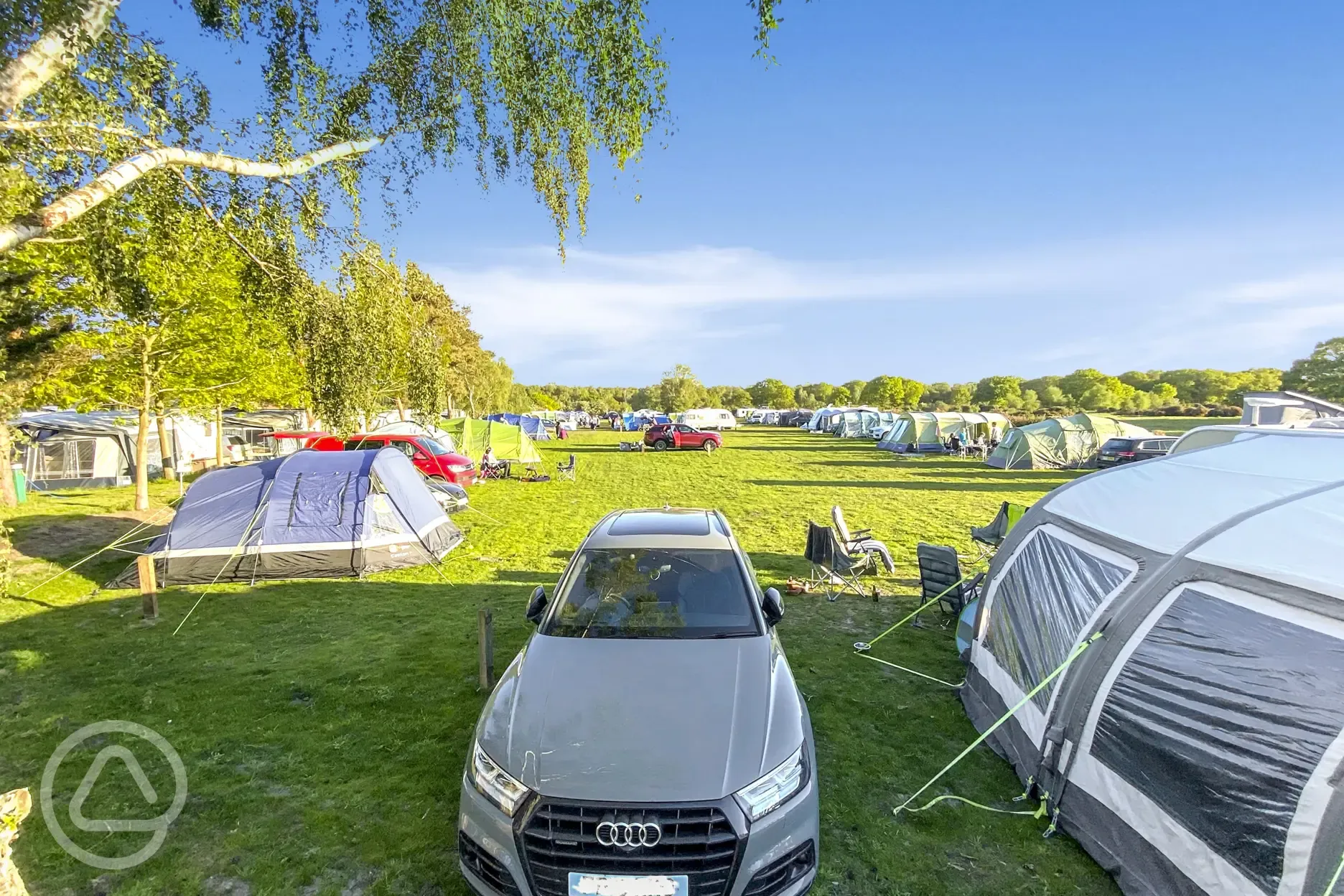 Small electric grass pitches (sandy acres)