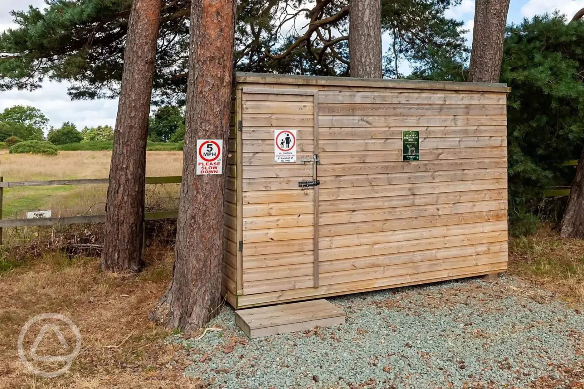Bird and deer watching hut