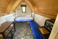 Oak Pods interior, please bring your own bedding Oak Pods interior, please bring your own bedding