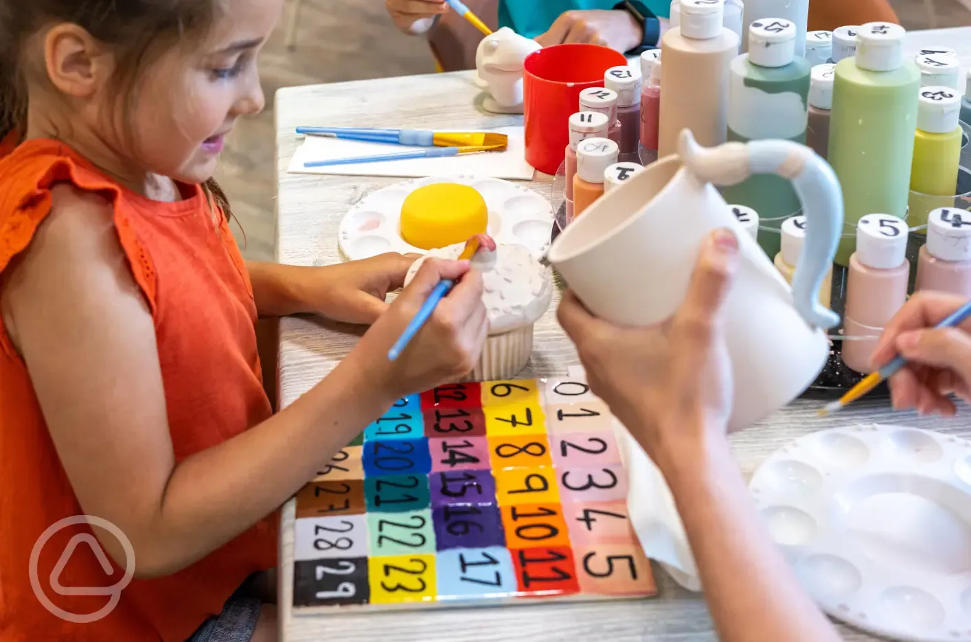 Creative studio - pottery painting