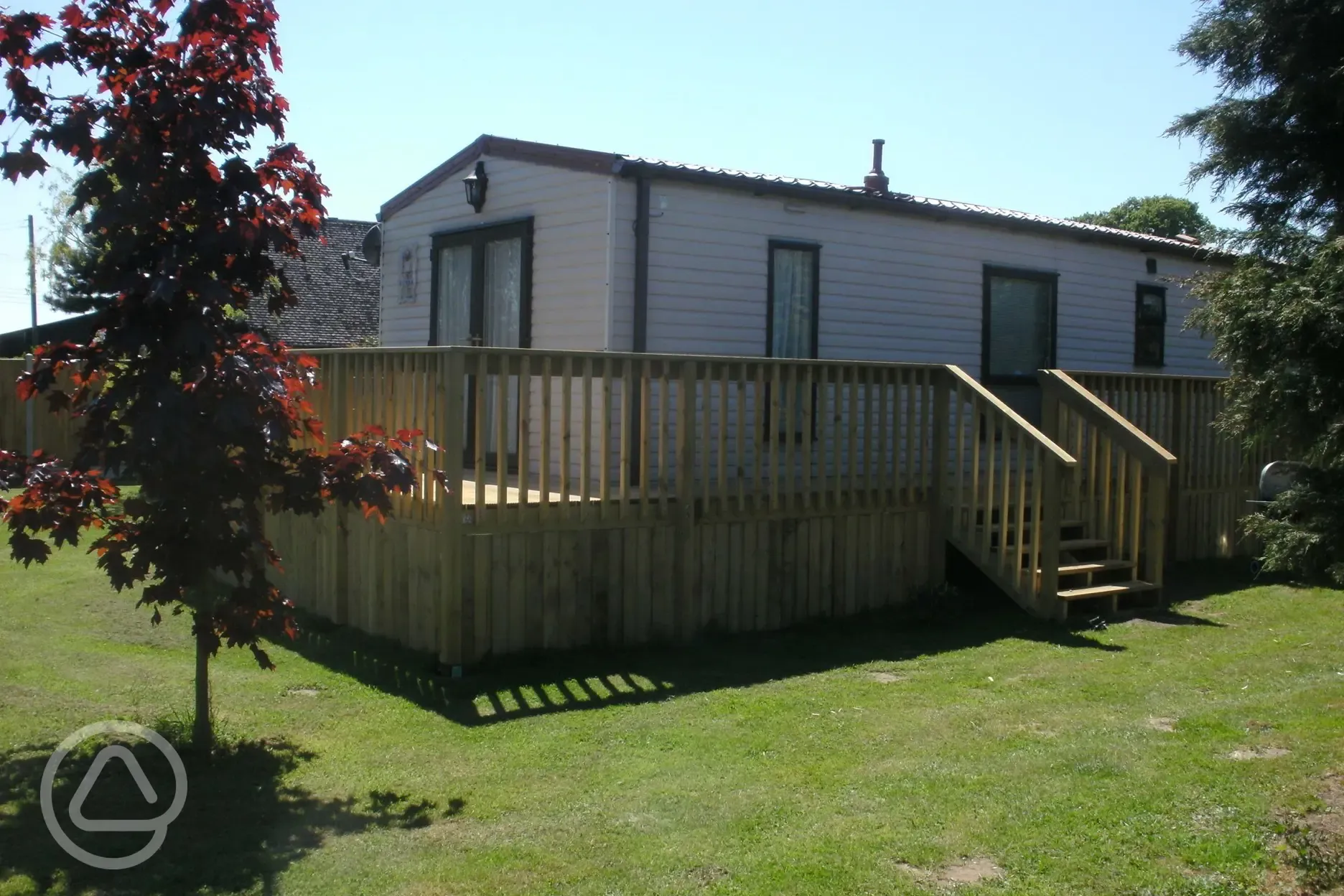 The on site holiday lodge