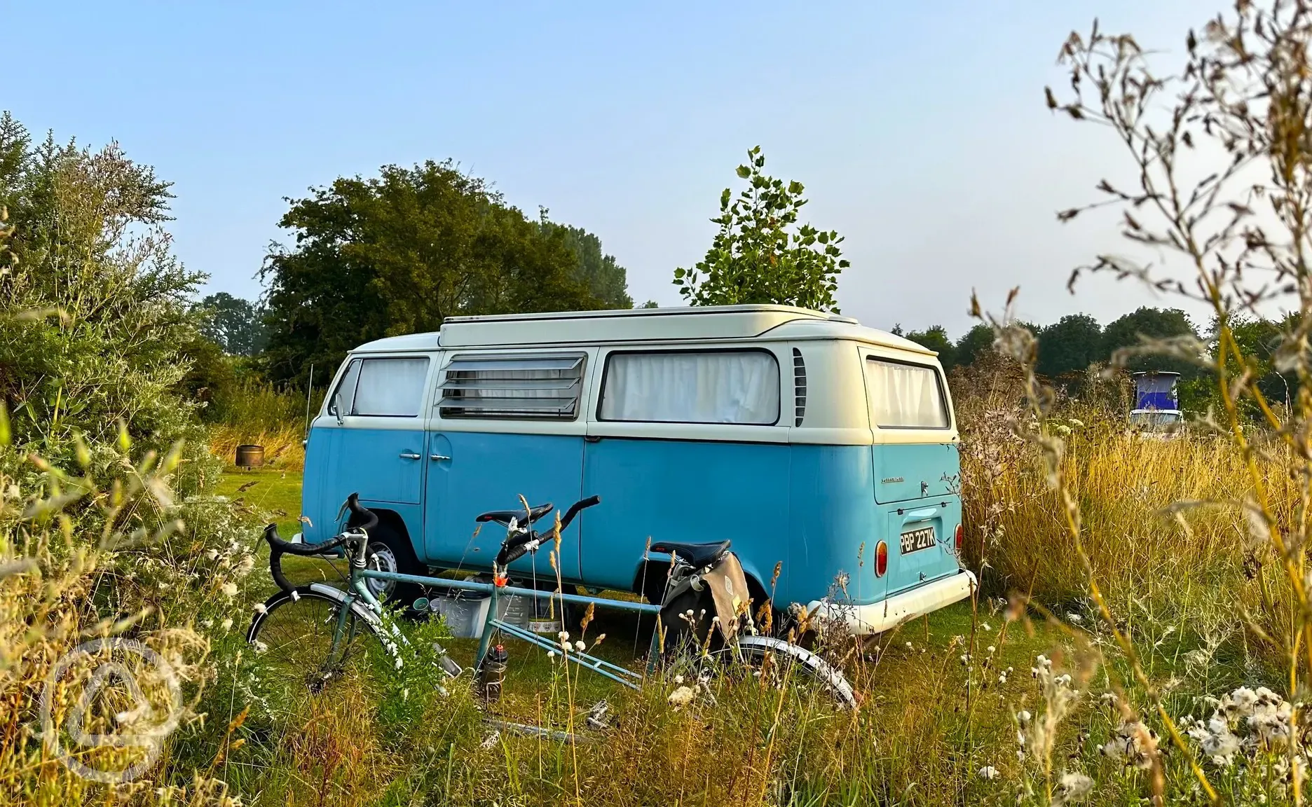 Non electric grass campervan pitches