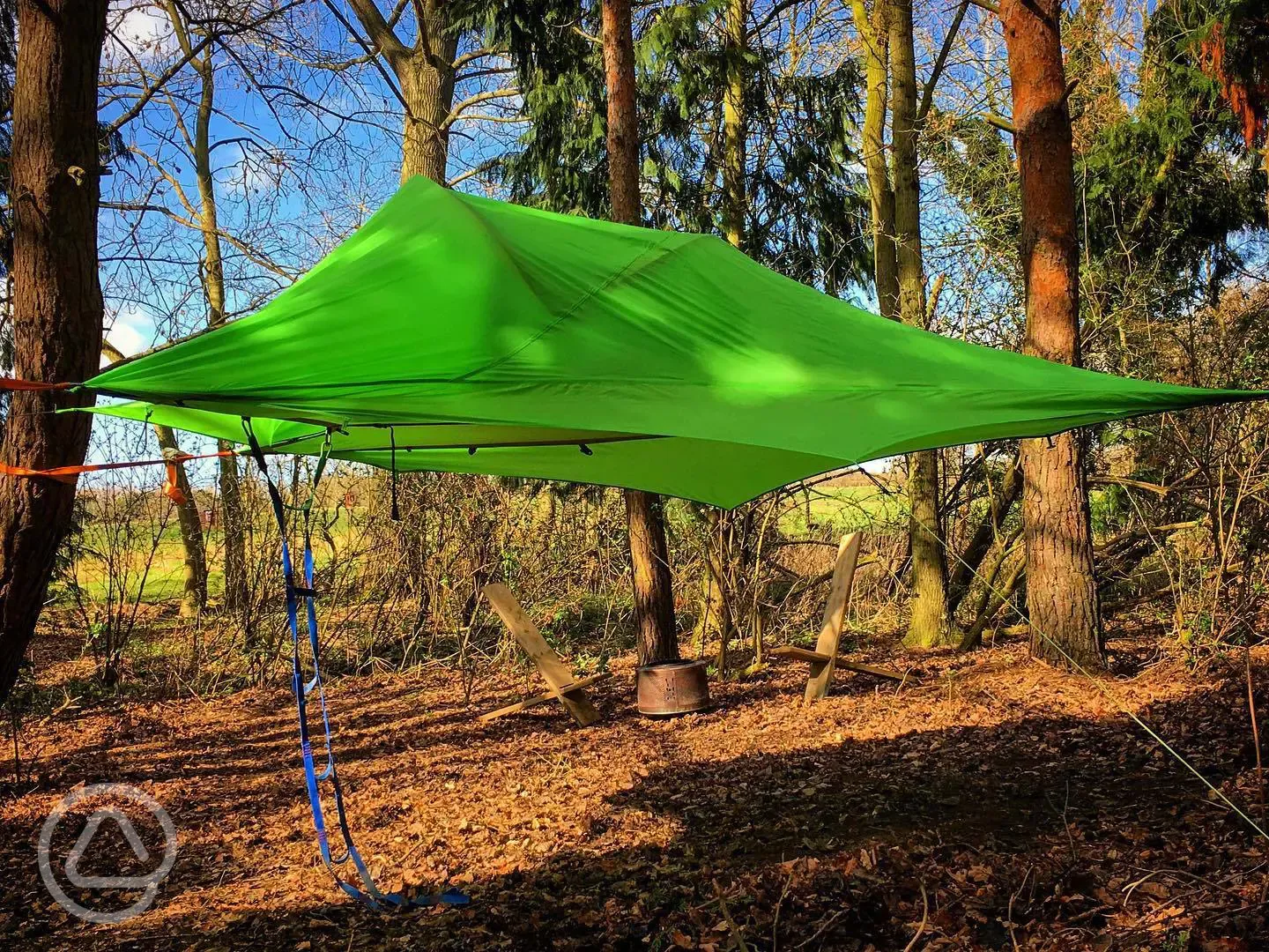 Tree tent at Wardley