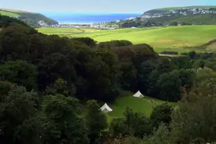 Polgreen Camping, St Mawgan, Cornwall