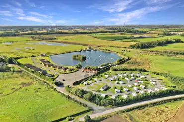 Aerial of the campsite
