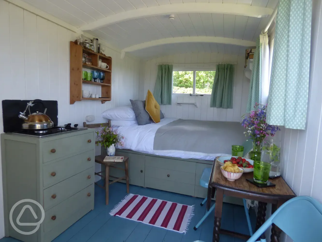 The Shepherd's Hut interior