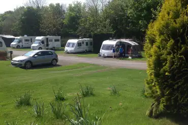 Hard stand motor home pitches
