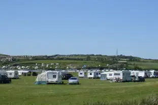 Britt Valley Campground, Westbay, Bridport, Dorset (1.5 miles)