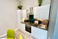 Sunrdige Cube with hot tub kitchen Sunrdige Cube with hot tub kitchen