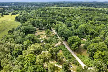 Aerial of the campsite