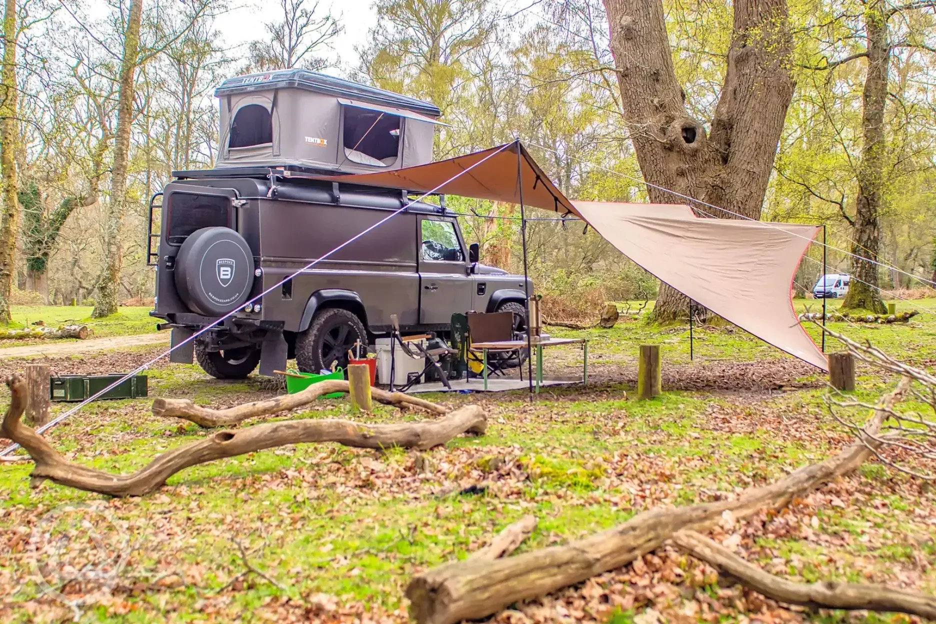 Non electric grass pitch for tents, roof tents, caravans and motorhomes