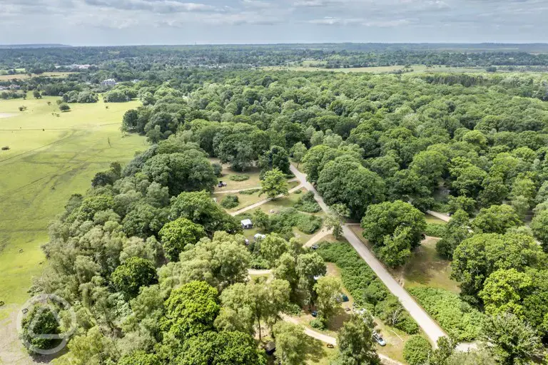 Aerial of site