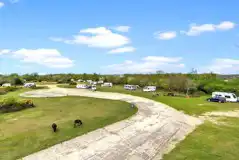 Aerial of the campsite