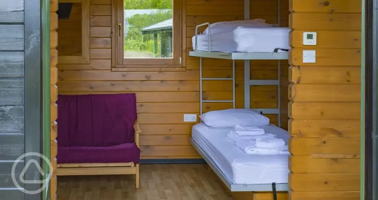 Beds in the cabin