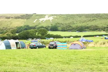 White Horse Campsite tent pitches