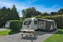 Electric hardstanding pitches at St Day Tourist Park