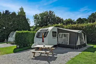 Electric hardstanding pitches at St Day Tourist Park