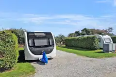 Electric hardstanding pitches with 16 amp hook ups