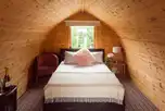 Oak camping pod interior