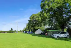 Non electric grass pitches at Pitch and Canvas