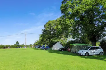 Non electric grass pitches for tents and tourers at Pitch and Canvas